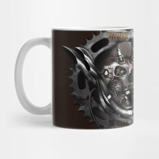 Motorcycle Skull Mug